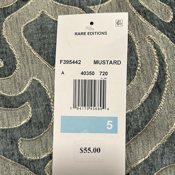 Girl fall/thanksgiving dress- texture knit dress with lace trim - size 5 - Picture 5 of 5